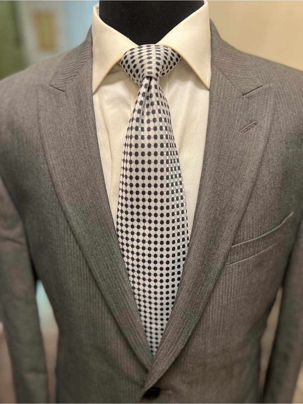Joseph Abboud Sport Coat Blazer Jacket 2 Button Gray Men 40R - Picture 10 of 15